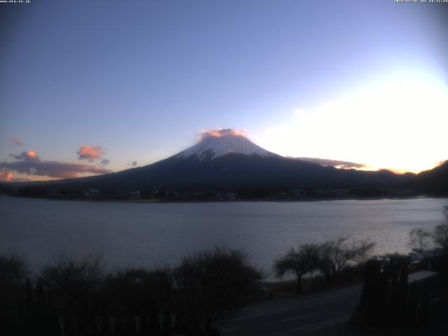 河口湖からの富士山