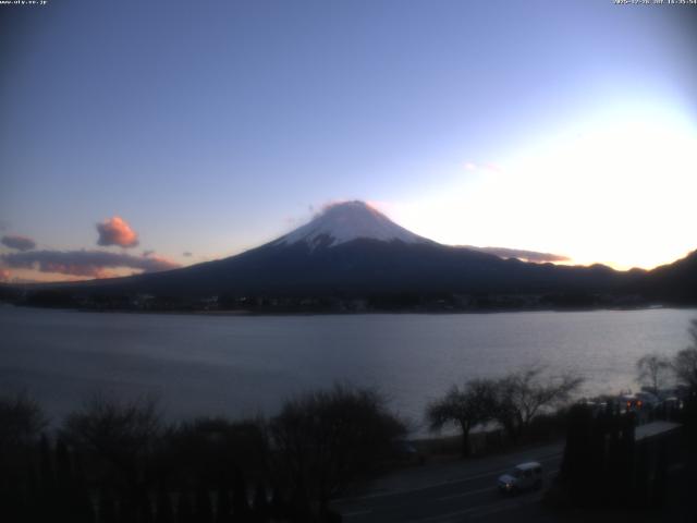 河口湖からの富士山