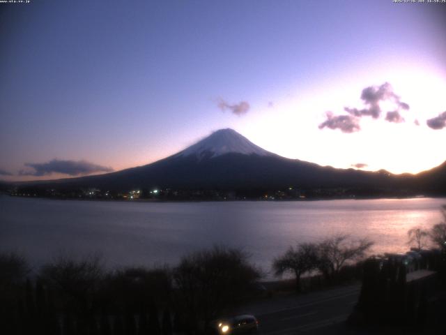 河口湖からの富士山