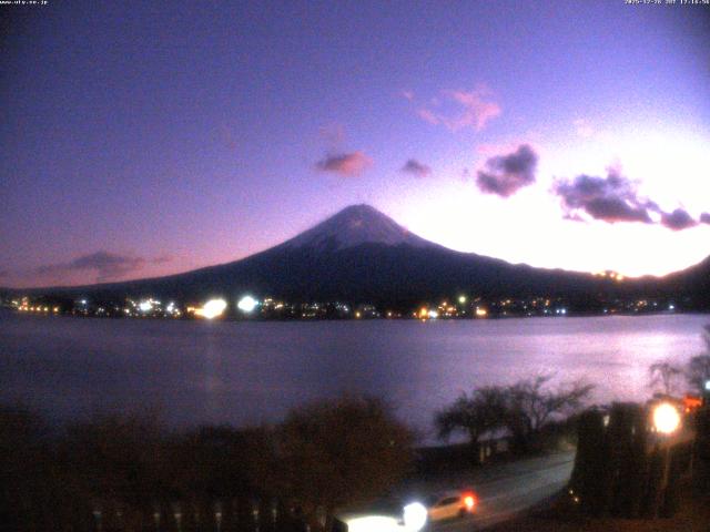 河口湖からの富士山