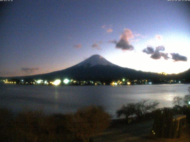 河口湖からの富士山