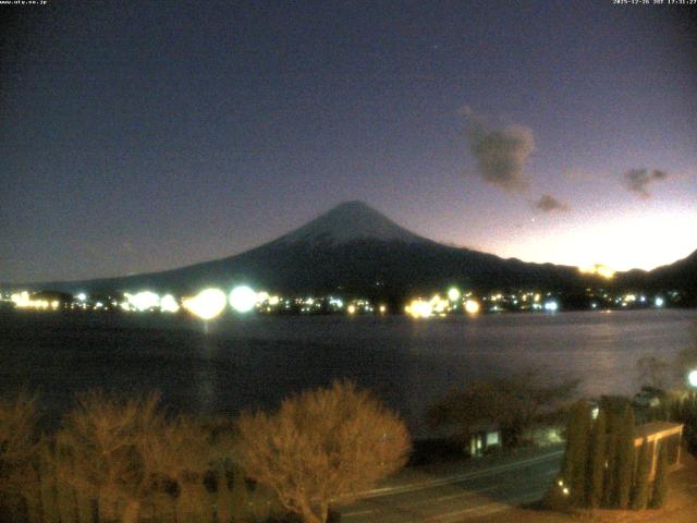 河口湖からの富士山