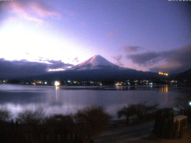 河口湖からの富士山