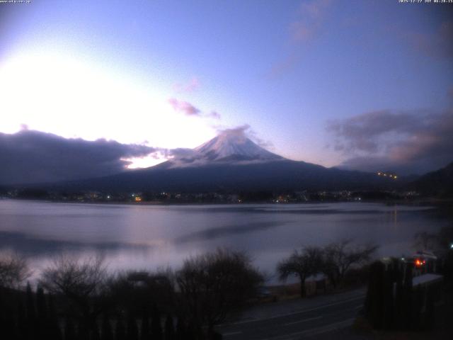 河口湖からの富士山
