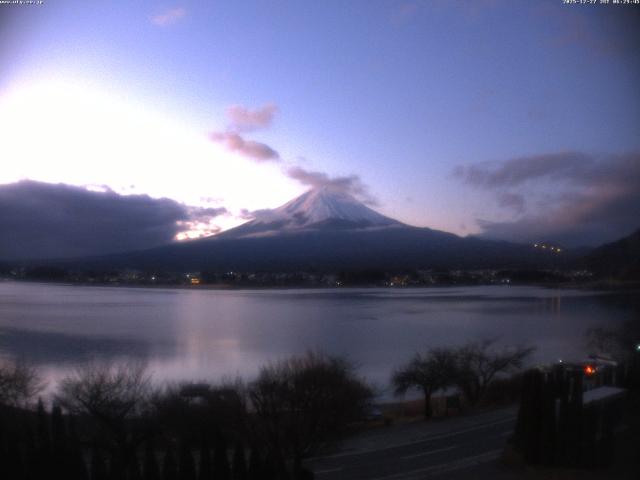 河口湖からの富士山