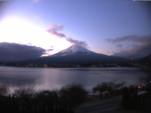 河口湖からの富士山