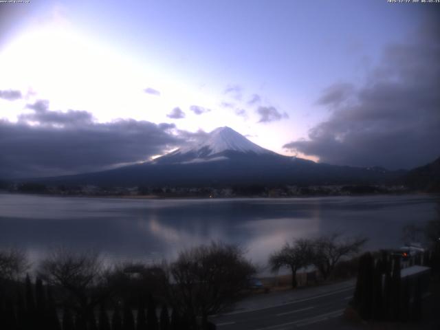 河口湖からの富士山
