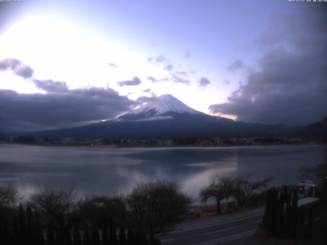 河口湖からの富士山