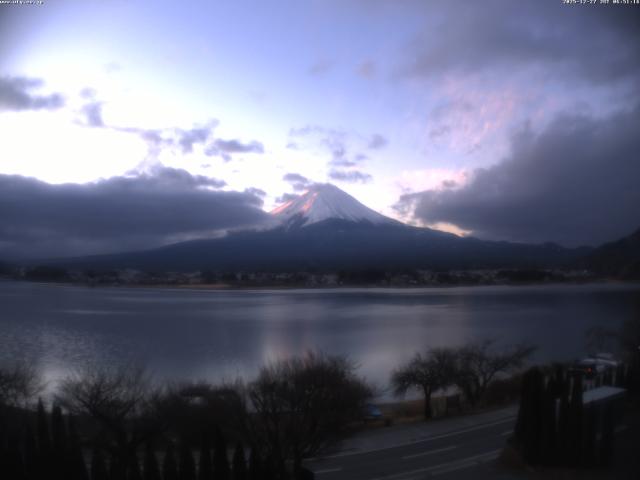 河口湖からの富士山