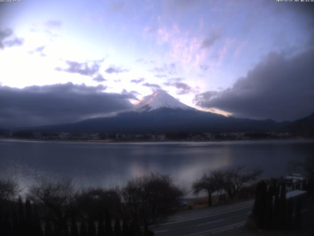 河口湖からの富士山