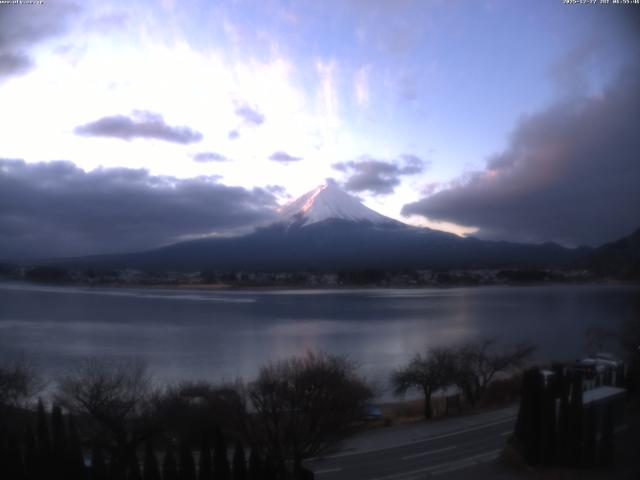 河口湖からの富士山