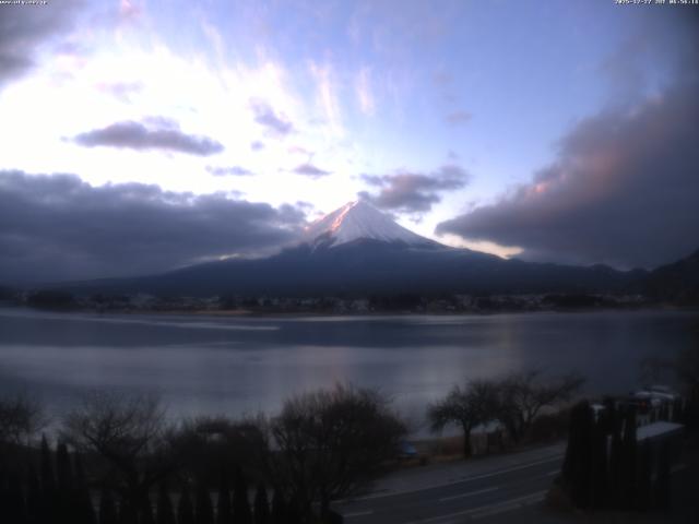 河口湖からの富士山