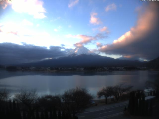 河口湖からの富士山
