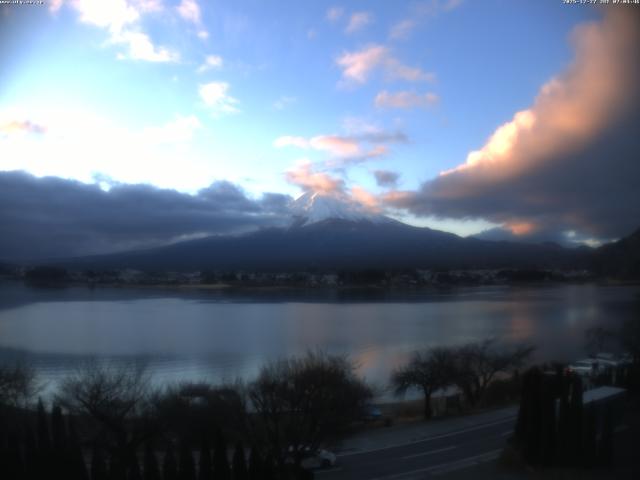 河口湖からの富士山