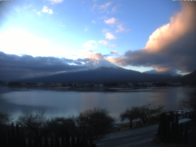 河口湖からの富士山