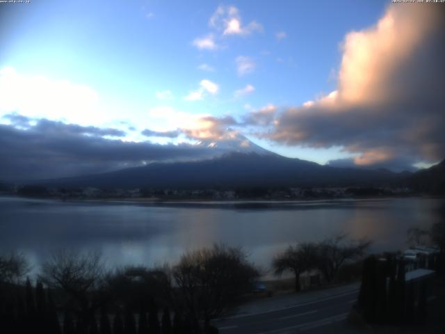 河口湖からの富士山