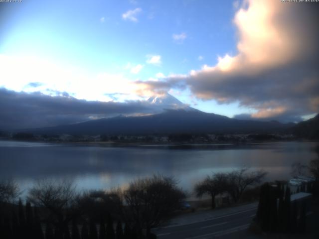 河口湖からの富士山