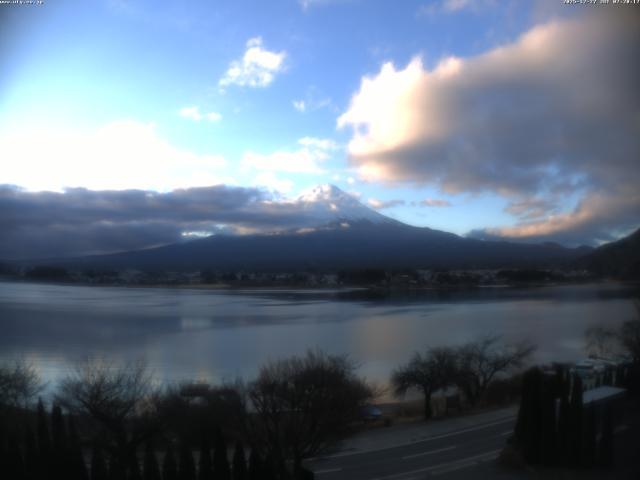 河口湖からの富士山