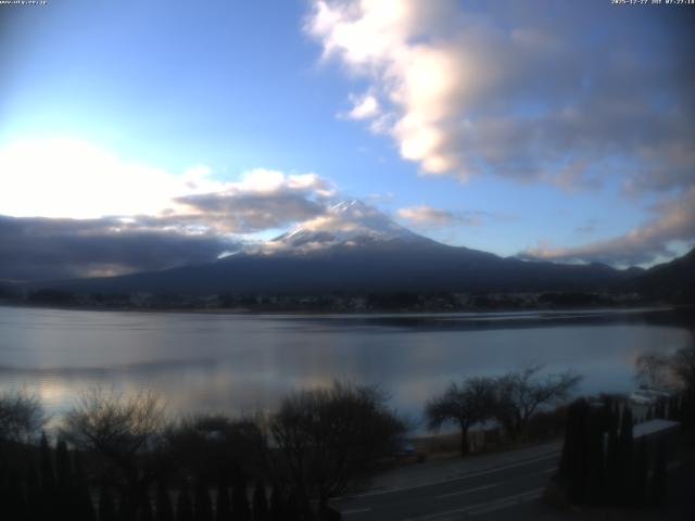 河口湖からの富士山