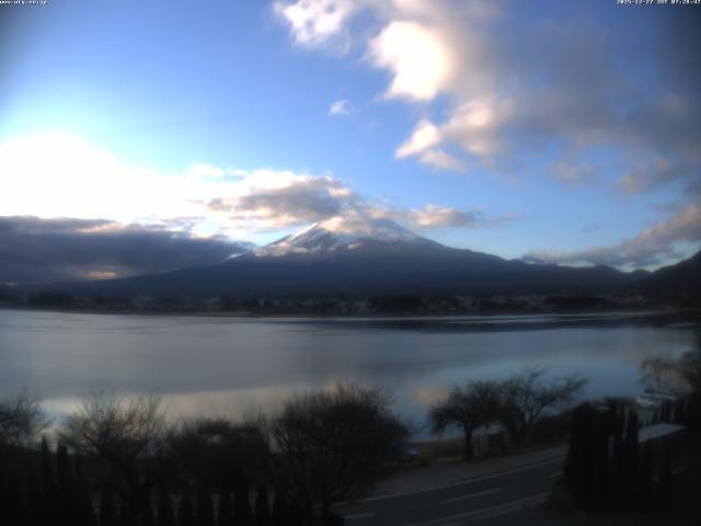河口湖からの富士山