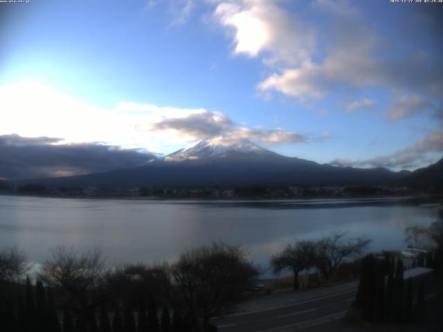 河口湖からの富士山