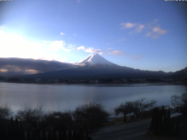 河口湖からの富士山