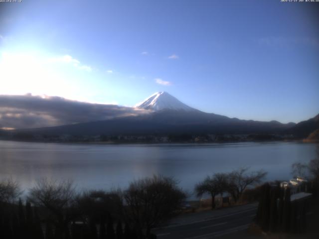 河口湖からの富士山