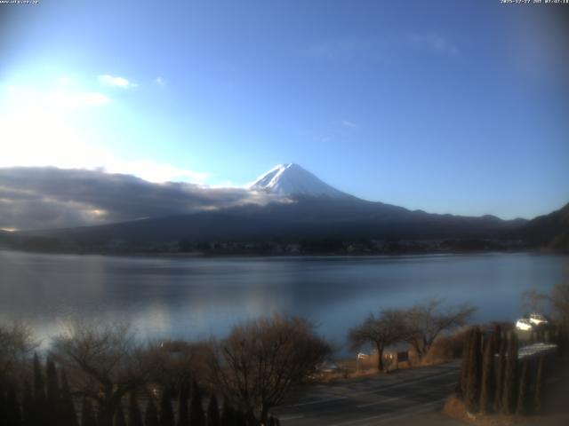 河口湖からの富士山