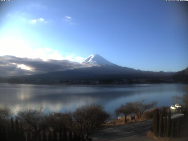 河口湖からの富士山