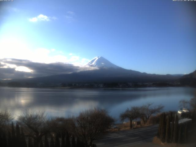 河口湖からの富士山