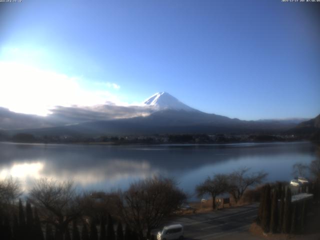 河口湖からの富士山