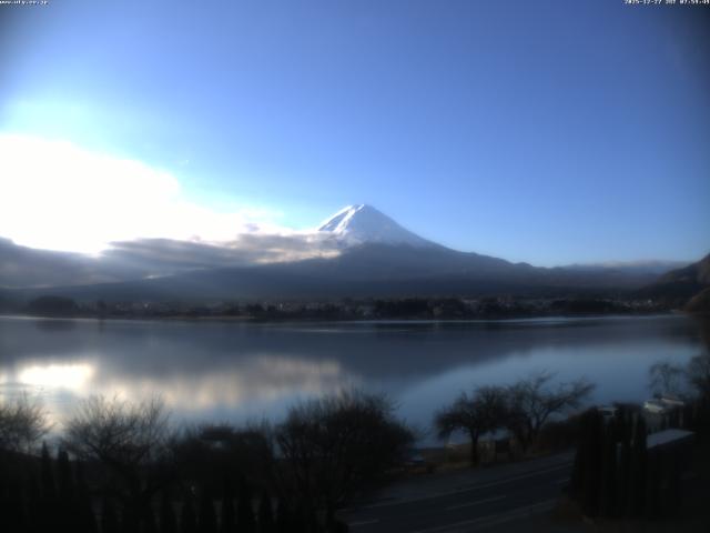 河口湖からの富士山