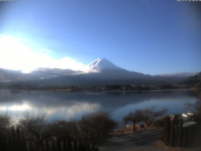 河口湖からの富士山