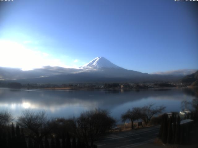 河口湖からの富士山