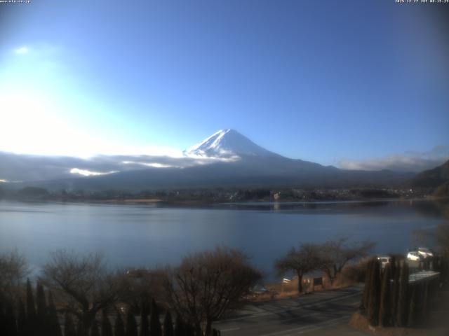 河口湖からの富士山