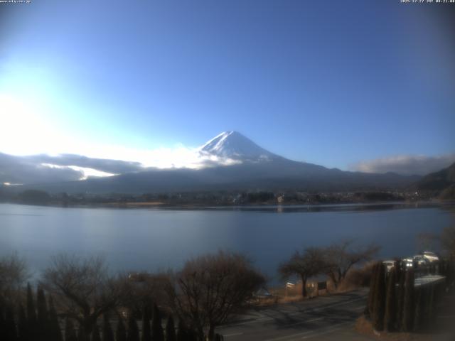 河口湖からの富士山