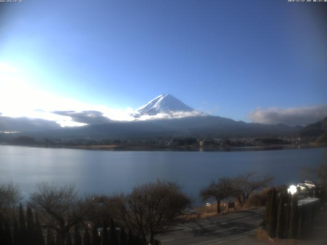 河口湖からの富士山