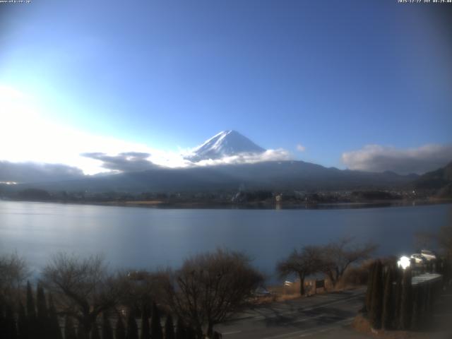 河口湖からの富士山