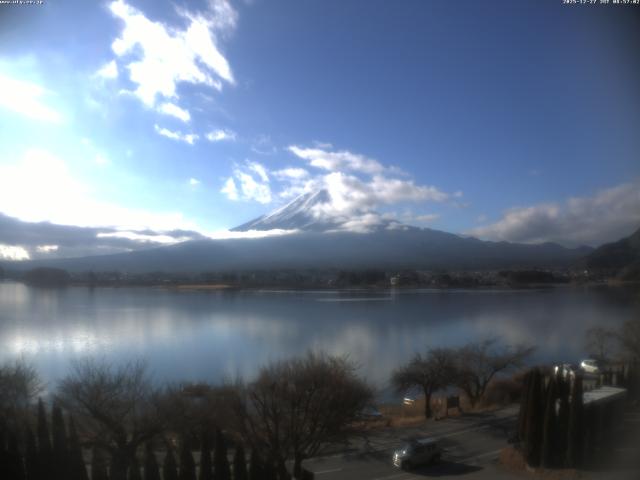 河口湖からの富士山