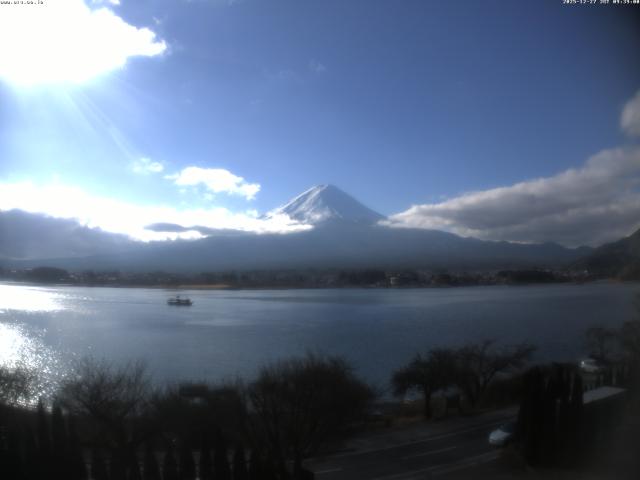 河口湖からの富士山