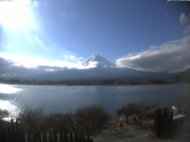 河口湖からの富士山