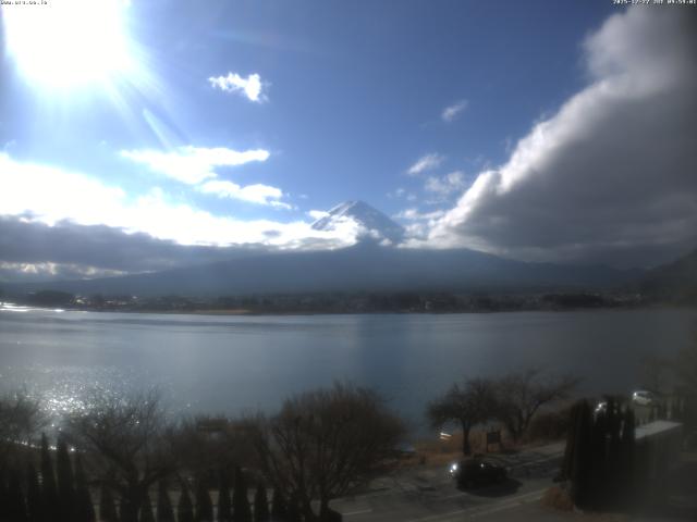 河口湖からの富士山
