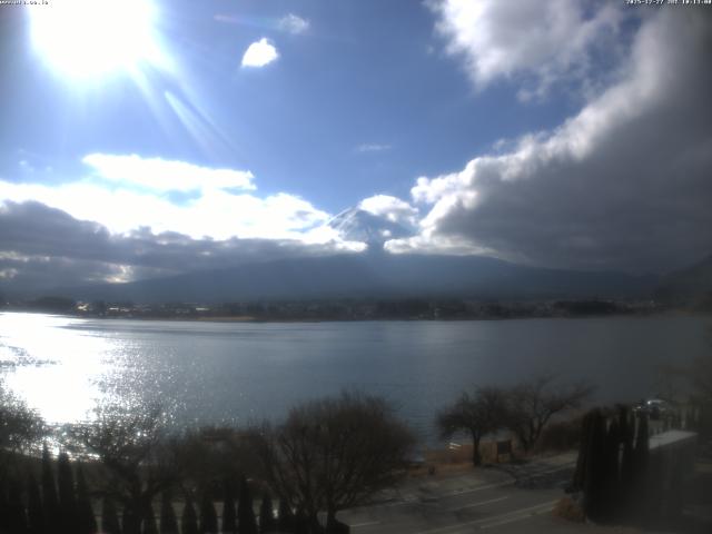 河口湖からの富士山