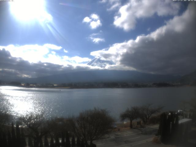河口湖からの富士山