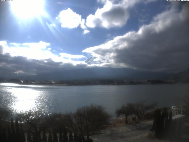 河口湖からの富士山