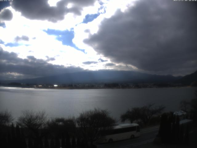 河口湖からの富士山