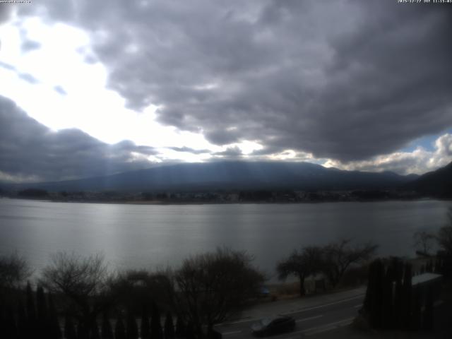 河口湖からの富士山