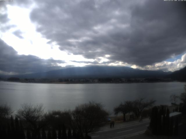 河口湖からの富士山