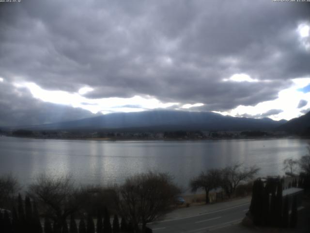 河口湖からの富士山