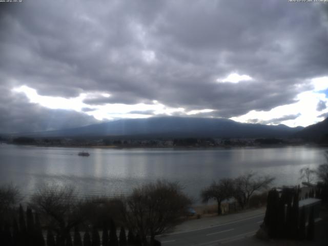 河口湖からの富士山